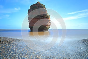 Sea stack in Ladram Bay