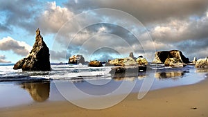 Sea Stacks Oregon, West Coast America, Tourist Attraction