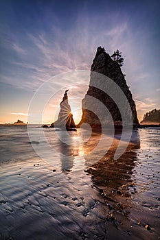 Sea Stacks of Rialto Beach