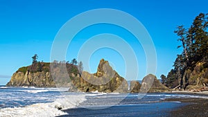 Sea stacks on Ruby Beach