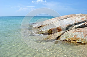 Sea stone in Koh Samui