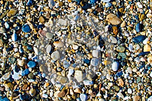 Sea stones background