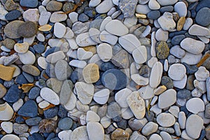 Sea stones background. Horzontal with copy space for text and design