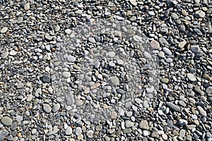 Sea stones on the Black Sea coast. Sochi.