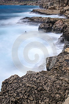 Sea during Storm at Cape Greco