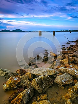 The sea in a time of stillness