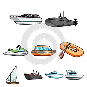 Sea transport icons