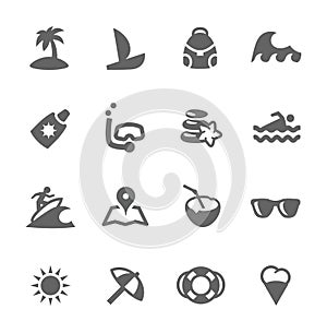 Sea Travel icons