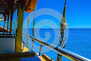 Sea trip on board of ship in Alanya