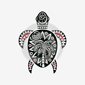 Sea turtle as logo design