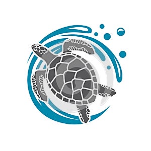 Sea turtle icon