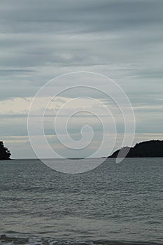 The sea in ubatuba& x27;s beach