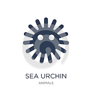 Sea urchin icon. Trendy flat vector Sea urchin icon on white background from animals collection