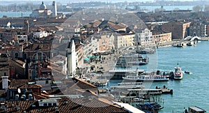 SEA of Venice from the Saint Mark Bell Tower