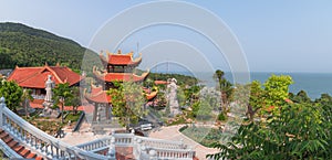 Sea view from Ho Quoc Pagoda, Kin Giang, Vietnam