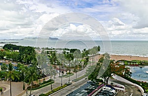 Sea View From Hotel In Pattaya