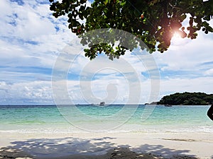 Sea view of koh samed thailand