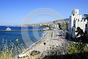 Sea view from the Neratzia Castle in Kos