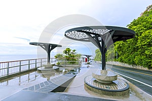 Sea view point on Khao Sam Muk, Chonburi Province