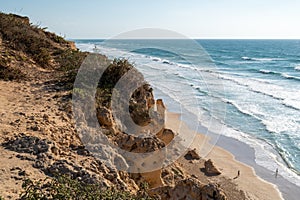 Sea view promenade in Netanya in Israel