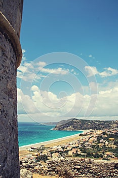 Sea view from the top