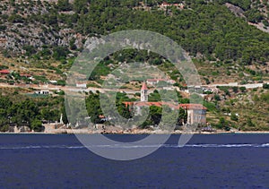 Sea view of the town of Bol, Brac island, Croatia