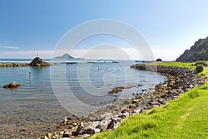 Sea view at Whakatane in New Zealand