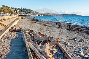 Sea Wall And Shoreline photo