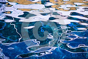 Sea Water Reflection Color Patterns