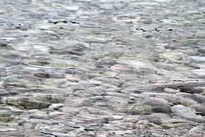 Sea water with rocks