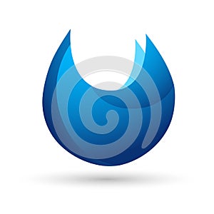 Sea wave globe water drop wave people nature drop wave globe illustrations icon logo