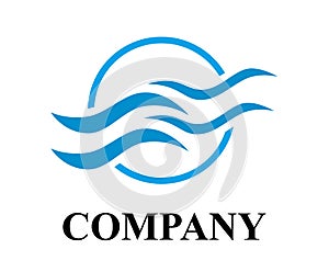 Sea wave logo design 2