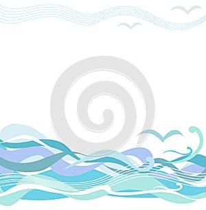 Sea waves photo