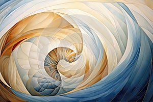 Sea waves and shells in an abstract interpretatio