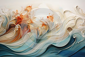 Sea waves and shells in an abstract interpretatio