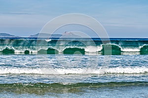 Sea with Waves. Waves in stormy ocean. Stormy ocean waves.
