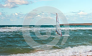 Sea Windsurfing Sport sailing water active leisure Windsurfer training