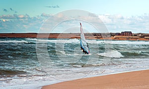 Sea Windsurfing Sport sailing water active leisure Windsurfer training