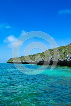 Sea in Zanzibar beach