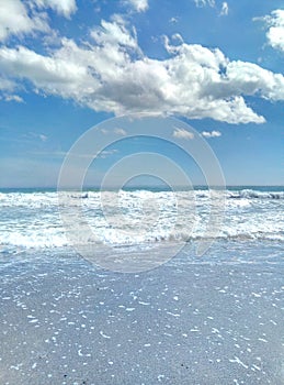 Sea â€‹â€‹surf sky sand sand beach