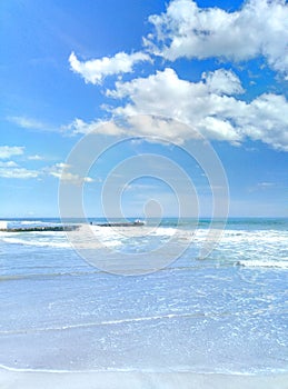 Sea â€‹â€‹surf sky sand sand beach