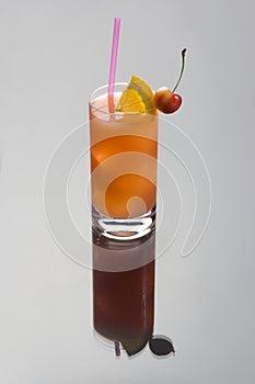 Seabreeze Cocktail on a grey background
