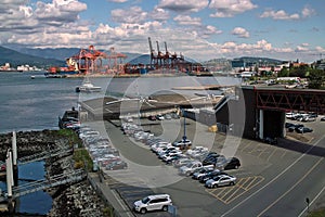 SeaBus Terminal Vancouver BC Canada.