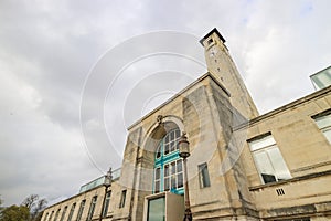 SeaCity Museum in a cloudy day