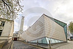 SeaCity Museum in a cloudy day