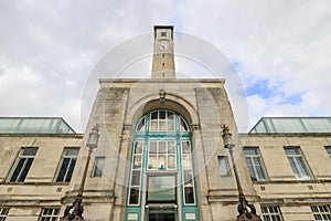 SeaCity Museum in a cloudy day