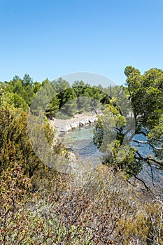 Seacoast of Cap Benat near Le Lavandou and Bormes-les-Mimosas in French Riviera