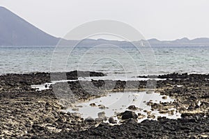 Seacoast of Corralejo, Fuerteventura, Canary islands, Spain