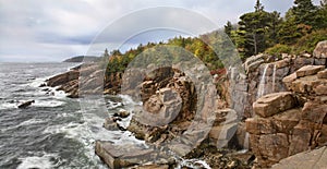 The Seacoast In The Rain