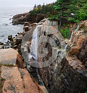 The Seacoast In The Rain